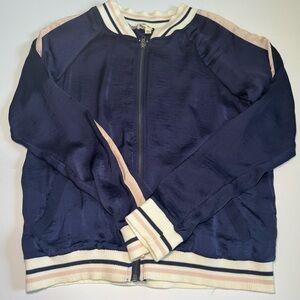 About a girl light weight embroidered jacket size M